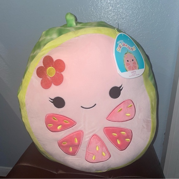 NWT Squishmallow Lena the Guava 16”Extra Large plush stuff animal‎ Toy kids - Picture 7 of 7